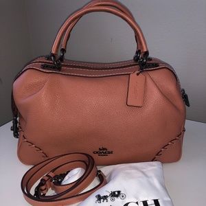 COACH Lane Satchel with Whipstitch